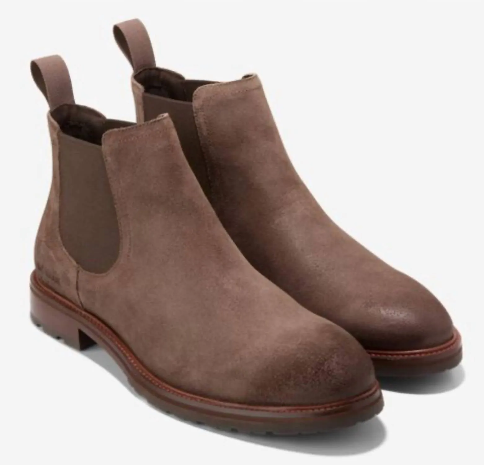 Men's Berkshire Suede Chelsea Boot In Lava Wash Mud Ground