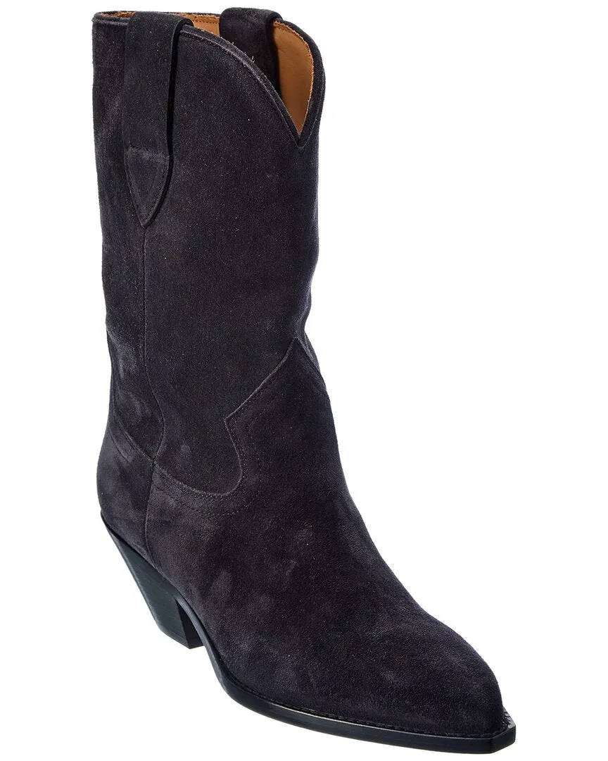 Isabel Marant Dahope Suede Bootie Thick sole