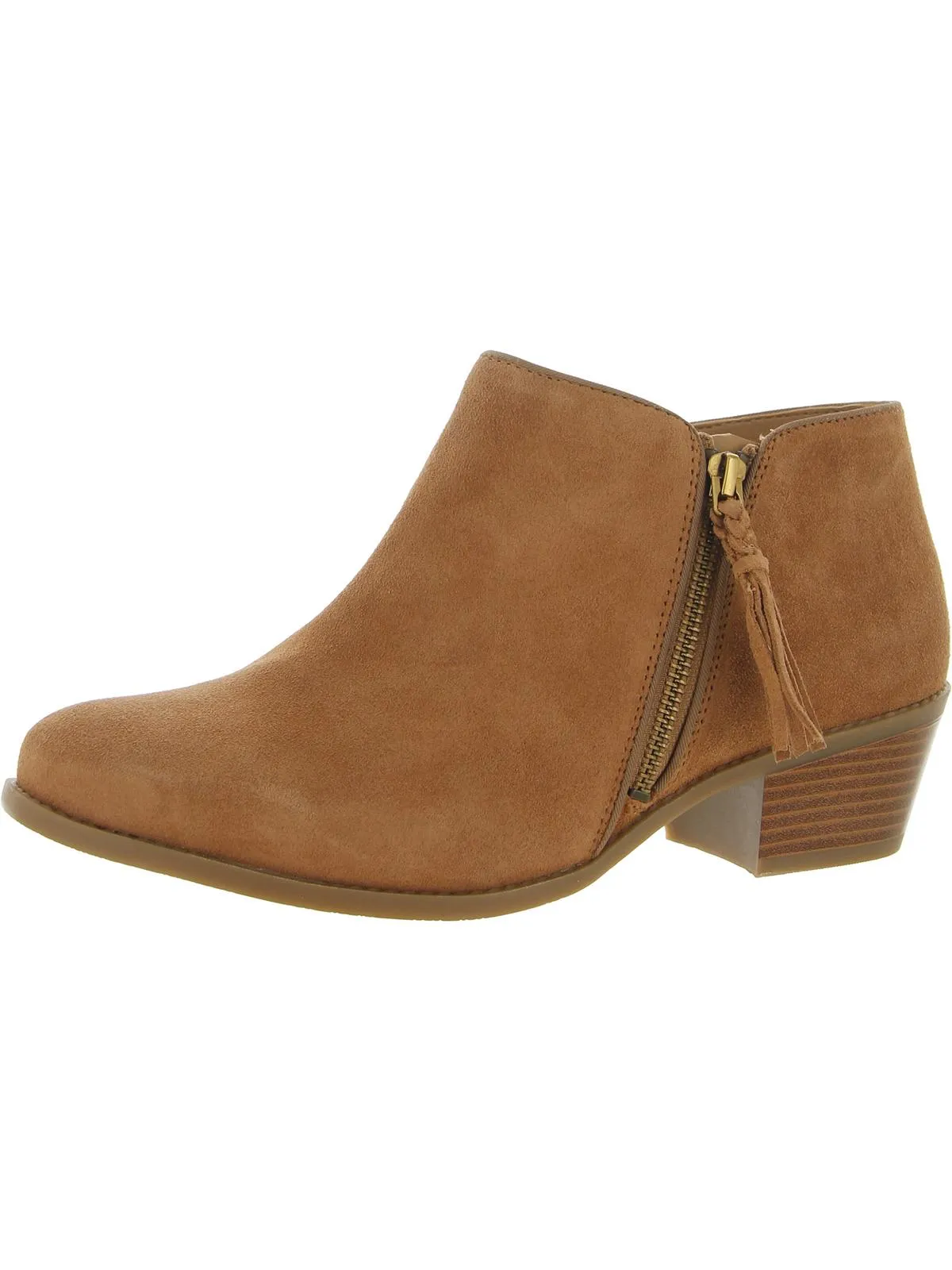 Padded Collar Structure Shyanne Womens Suede Ankle Booties