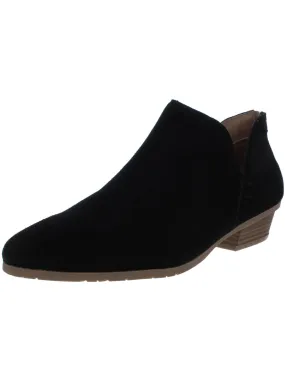 Combat Look Side Way Womens Block Heel Booties