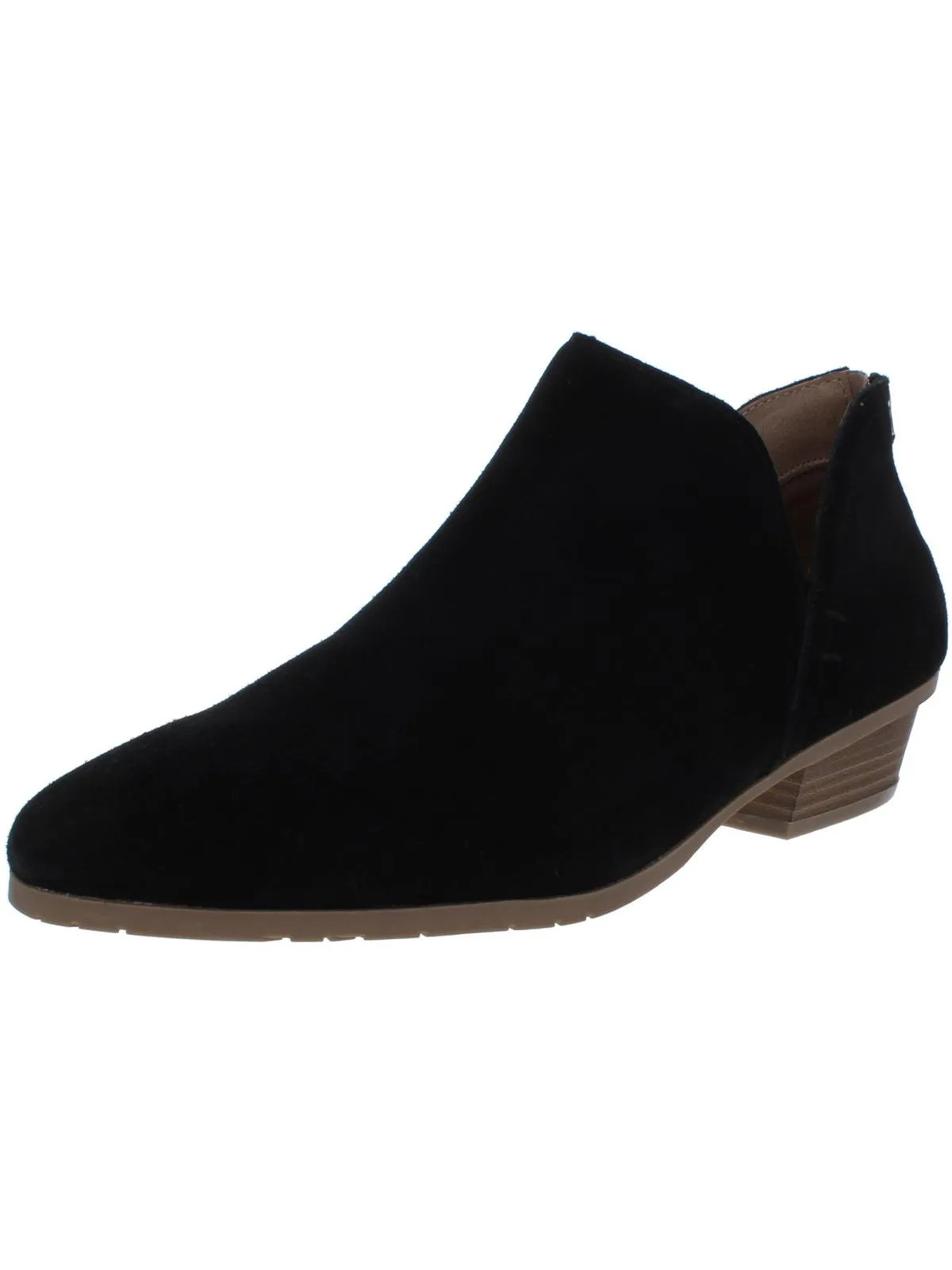 Combat Look Side Way Womens Block Heel Booties