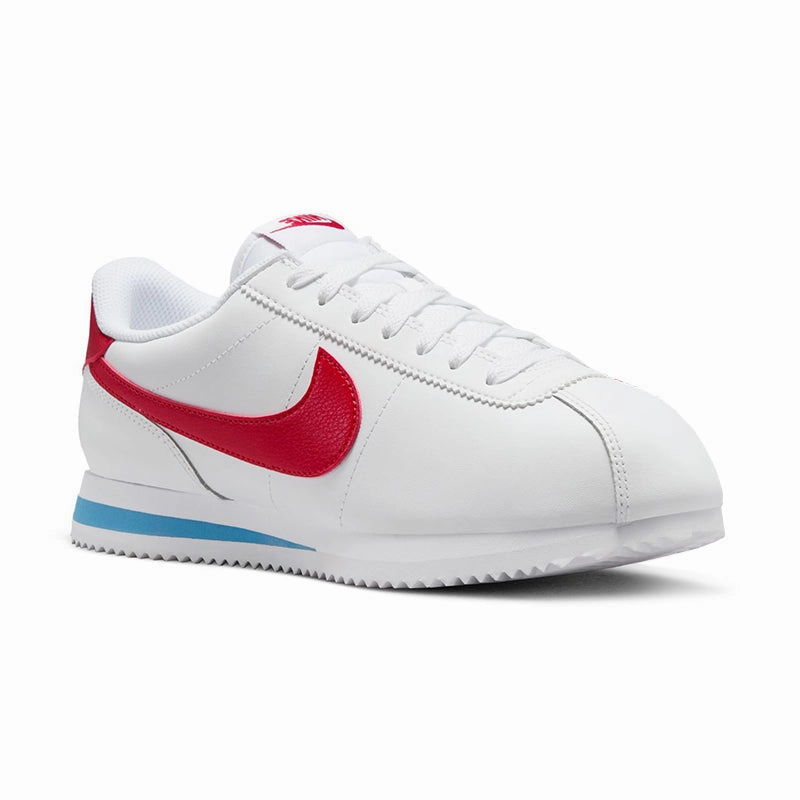 Women's Cortez Leather White/Varsity Red Bold Statement