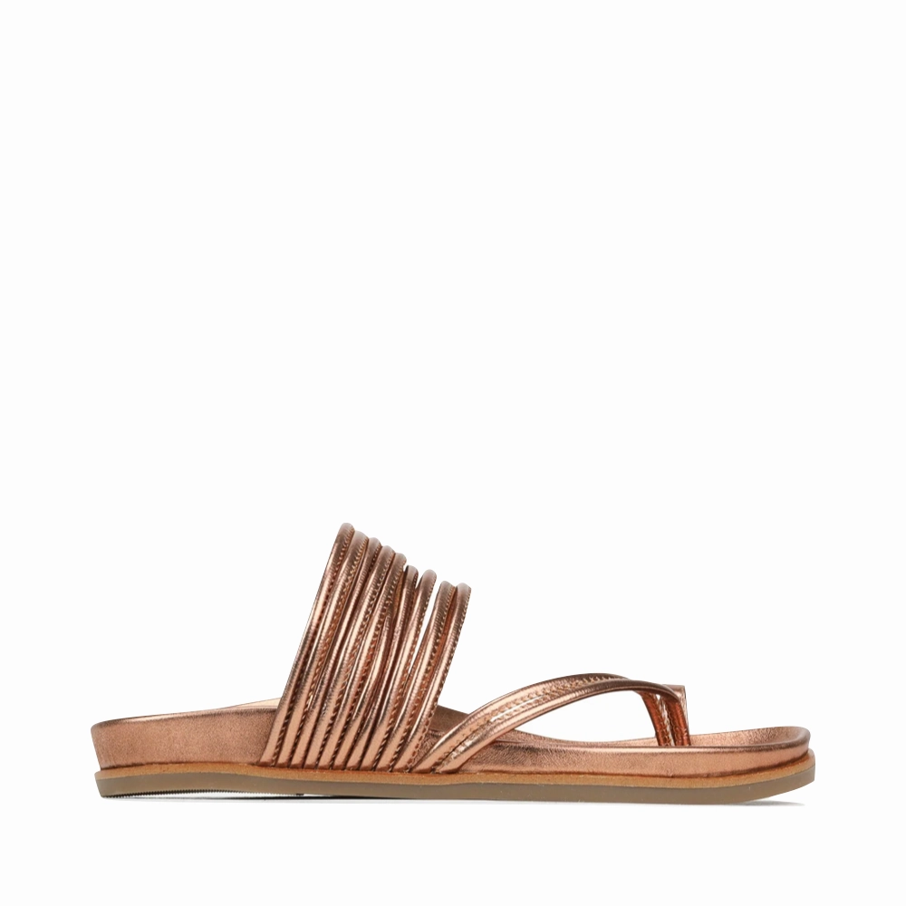 Workplan Fit EOS Women's Carmella Toe Loop Sandal in Copper