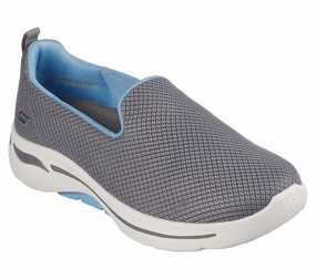 Multi Directional Flex Zones consistent - quality Skechers Go Walk Arch Fit-Grateful 124401-GYBL Women's Gray Casual Shoe GBNC1071