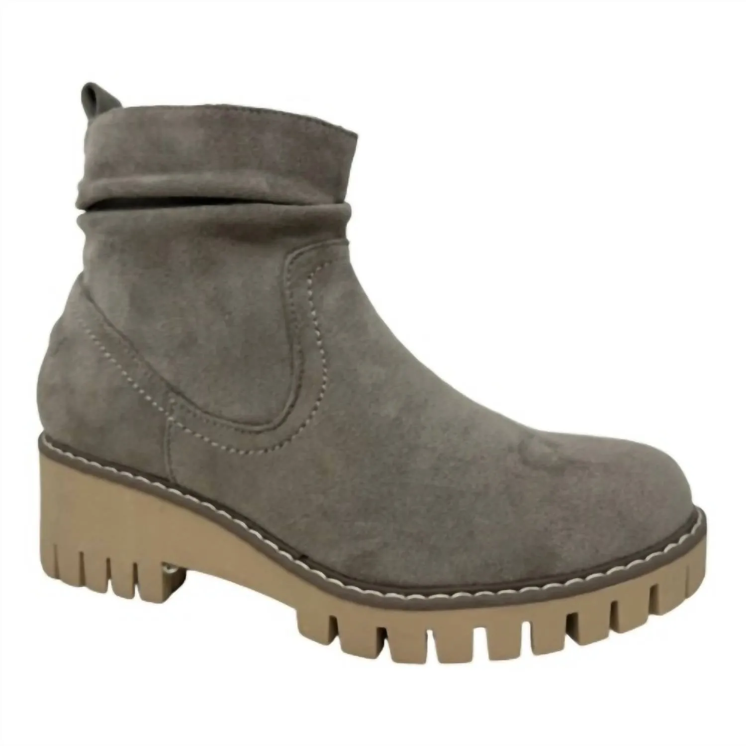 Outdoor Tough Women's Dashing Sueded Boot In Grey