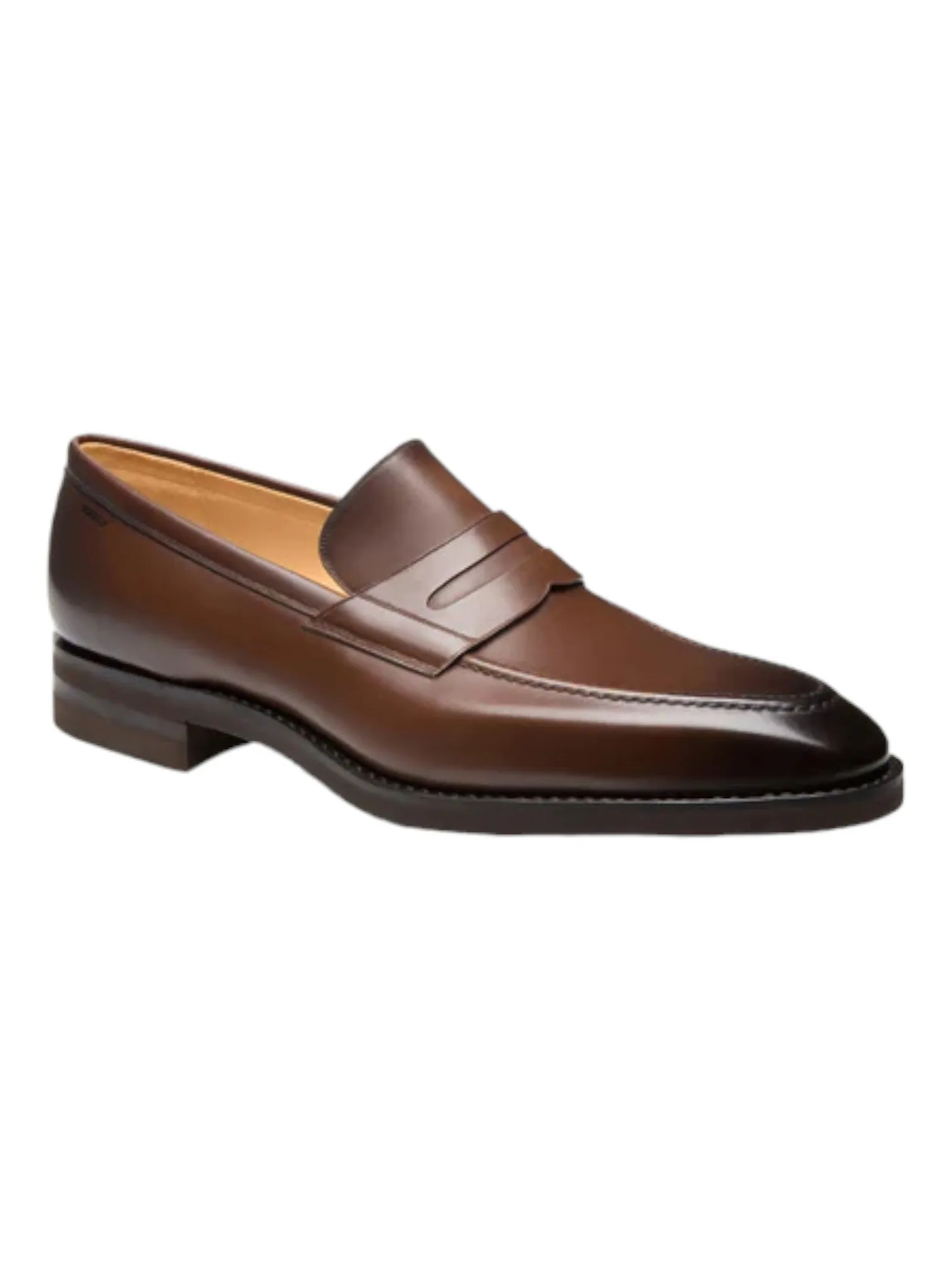 Bally Score 6203093 Men's Brown Leather Loafers travel mode Simple Walk Fit