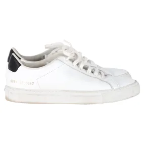 Multi Purpose Common Projects Achilles Low-Top Sneakers in White Leather