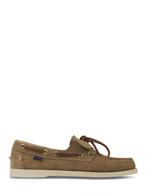 Classic Boat Shoes With Soft Leather Upper Flexible Slip On