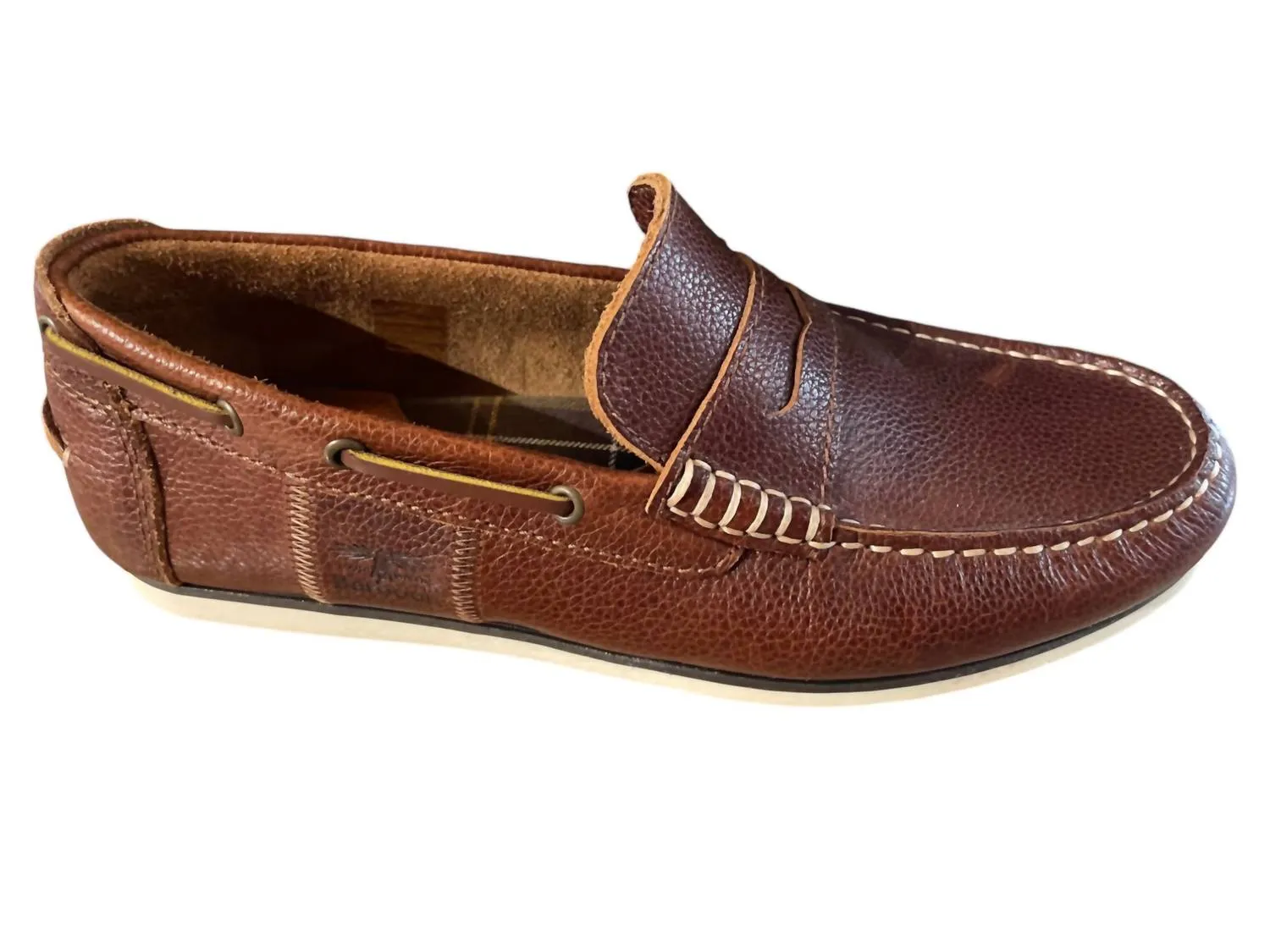 Men's Keel Boat Shoes In Cognac Office Shoes