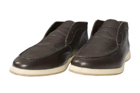 Walk in Comfort Andrea Ventura Leather High Penny Loafers