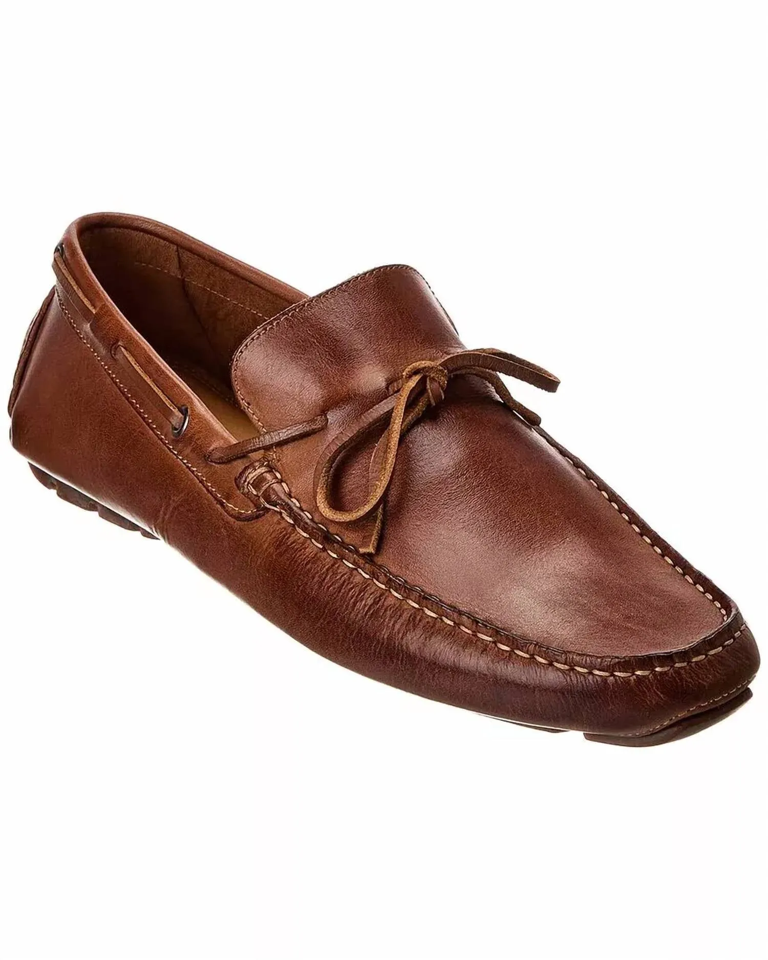 Walk Flex Men's Dade Leather Driver In Saddle