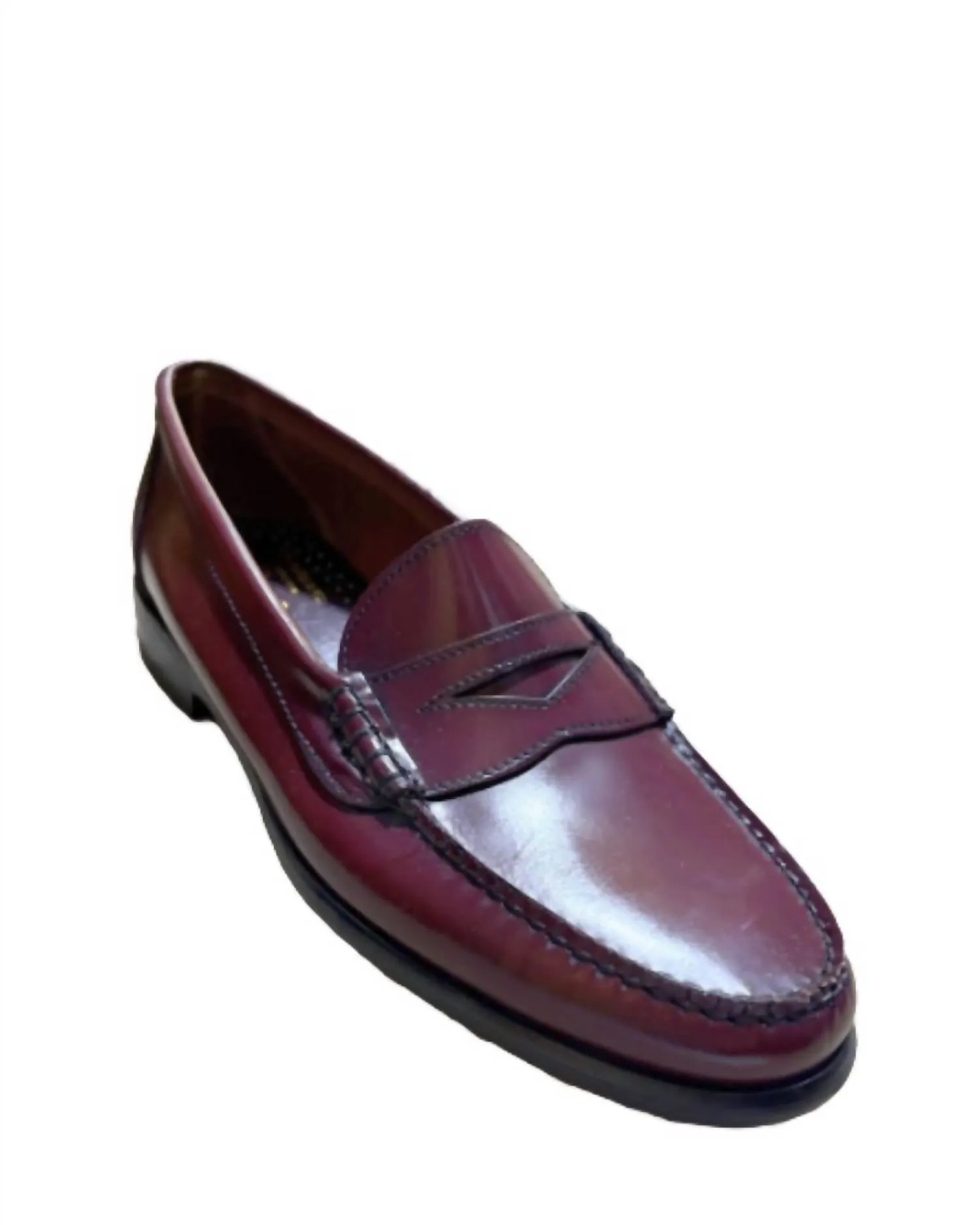 Effortless Slip Step In Fit Men's Russell Loafer In Burgundy