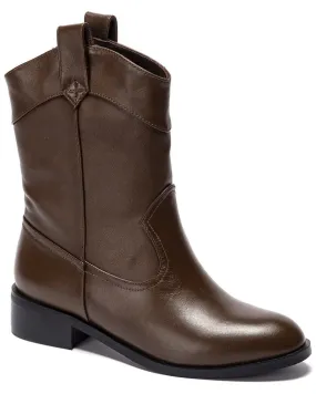 Soho Collective Isa Leather Boot Winter Ready Easy Fit