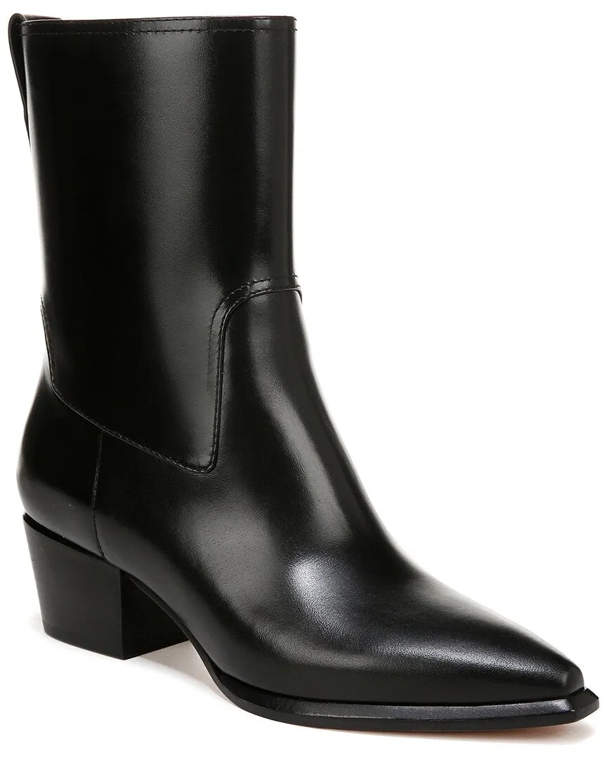 Vince Arlington Leather Boot Bold Design
