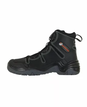 Steel Toe Work Boots 6?? In Black Hiking Comfort