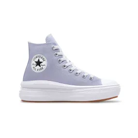 Ethylene Vinyl Acetate Microfiber Overlay Converse - Women's Chuck Taylor All Star Move Platform High Top Shoes (A08294C)