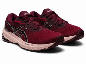 Asics GT-1000 11 1012B197.601 Sneaker Women's Cranberry Flytefoam Running Shoes indoor running footwear
