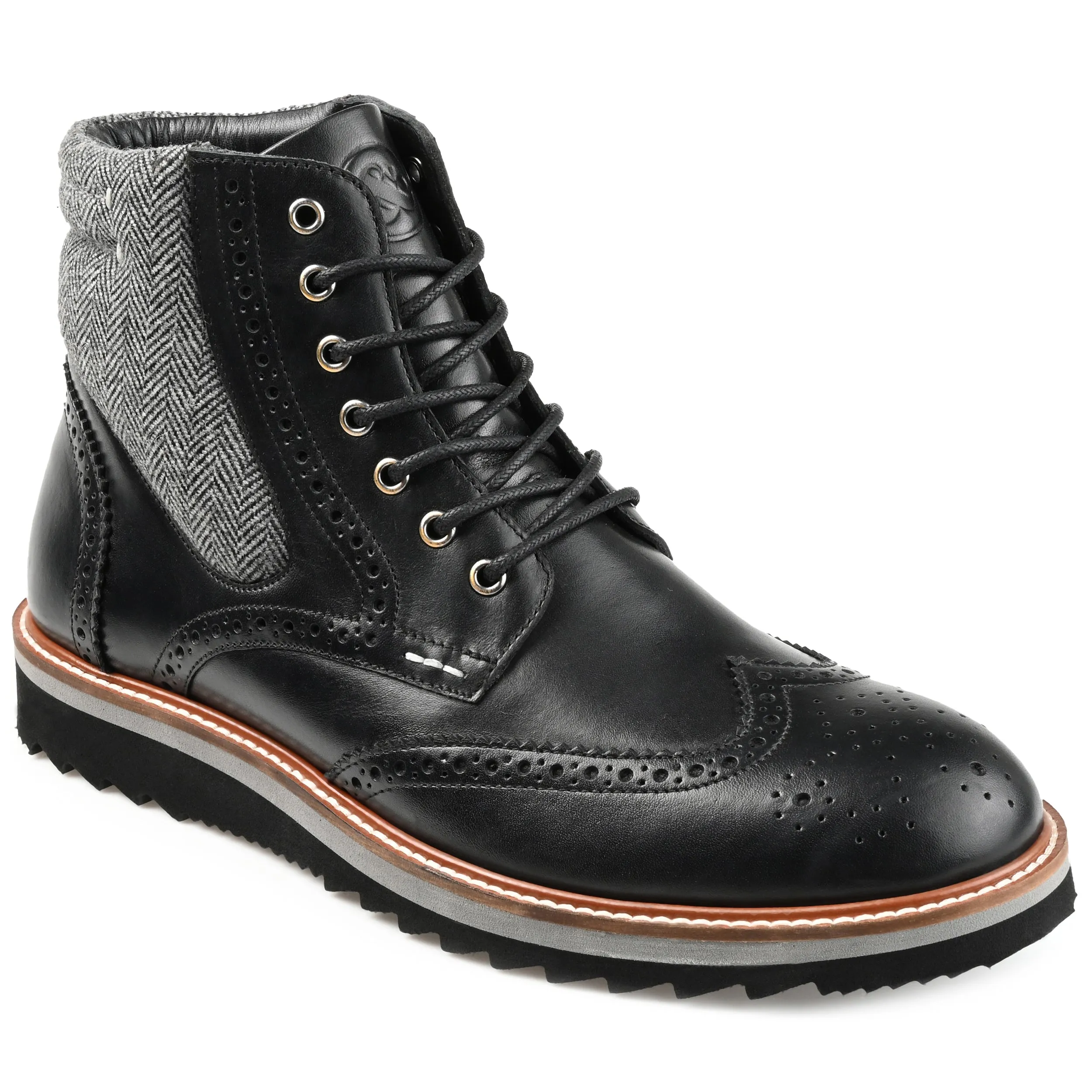 Thomas & Vine Rockland Wingtip Ankle Boot Soft Lining