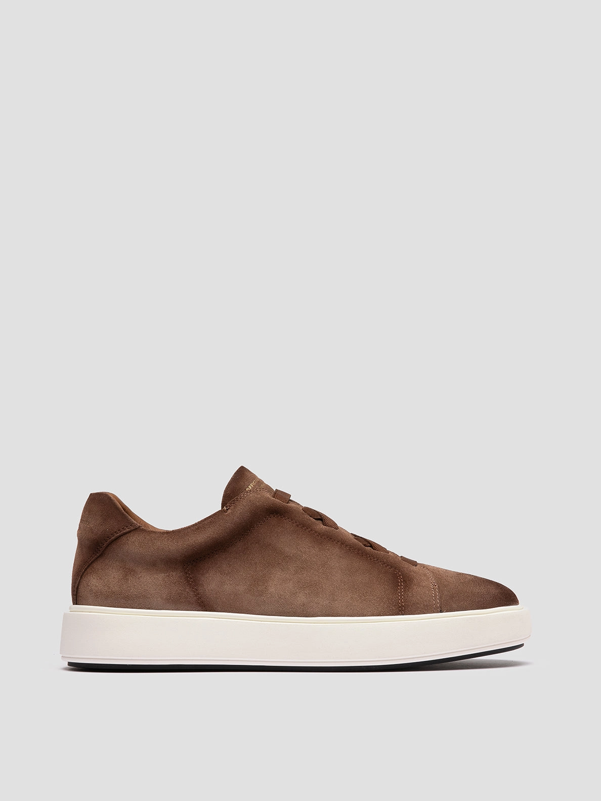 Functional Flex Breathable Use SLOUCH 001 - Brown Suede Low Top Sneakers