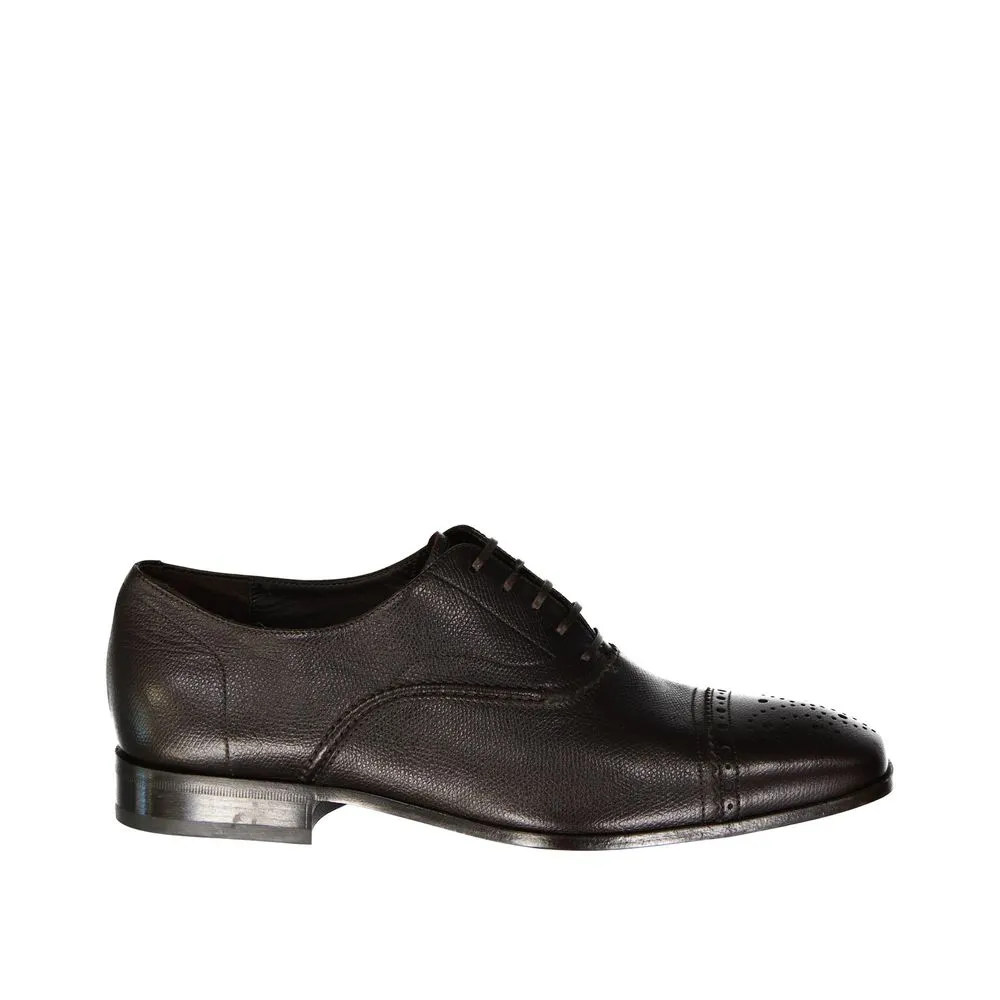 Salvatore Ferragamo Lane Lace-Up Men's Derbies Wingtip Design