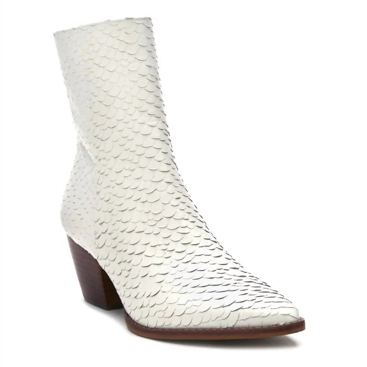 Minimalist Women's Caty Ankle Boots In White