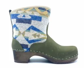 Ultimate Grip Tread Daily Ready Women's Hannah Boot In Canyon Creek/green Nubuck