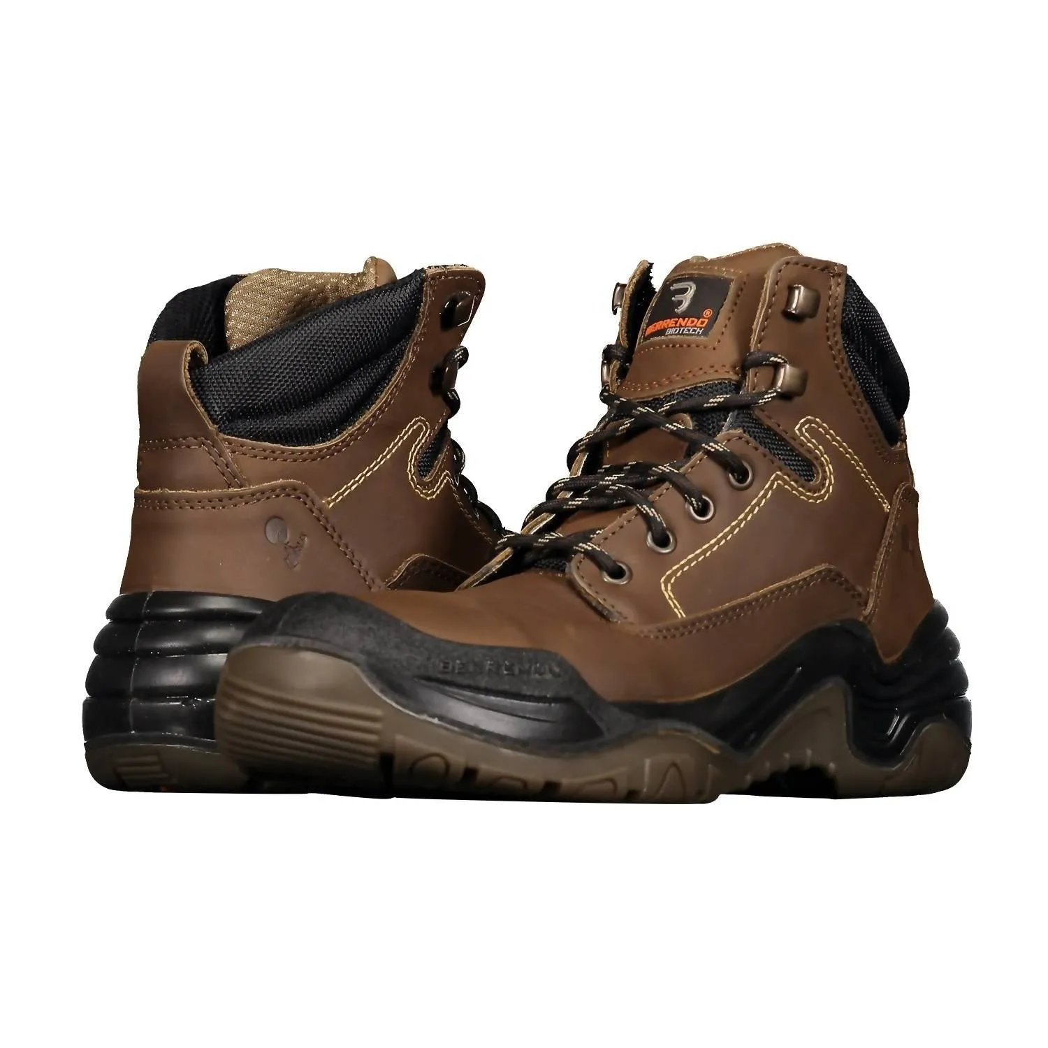 Men??S Steel Toe Work Boots In Sierra Shock Absorbing Functional Minimalist Cushioned Step All Day Wear
