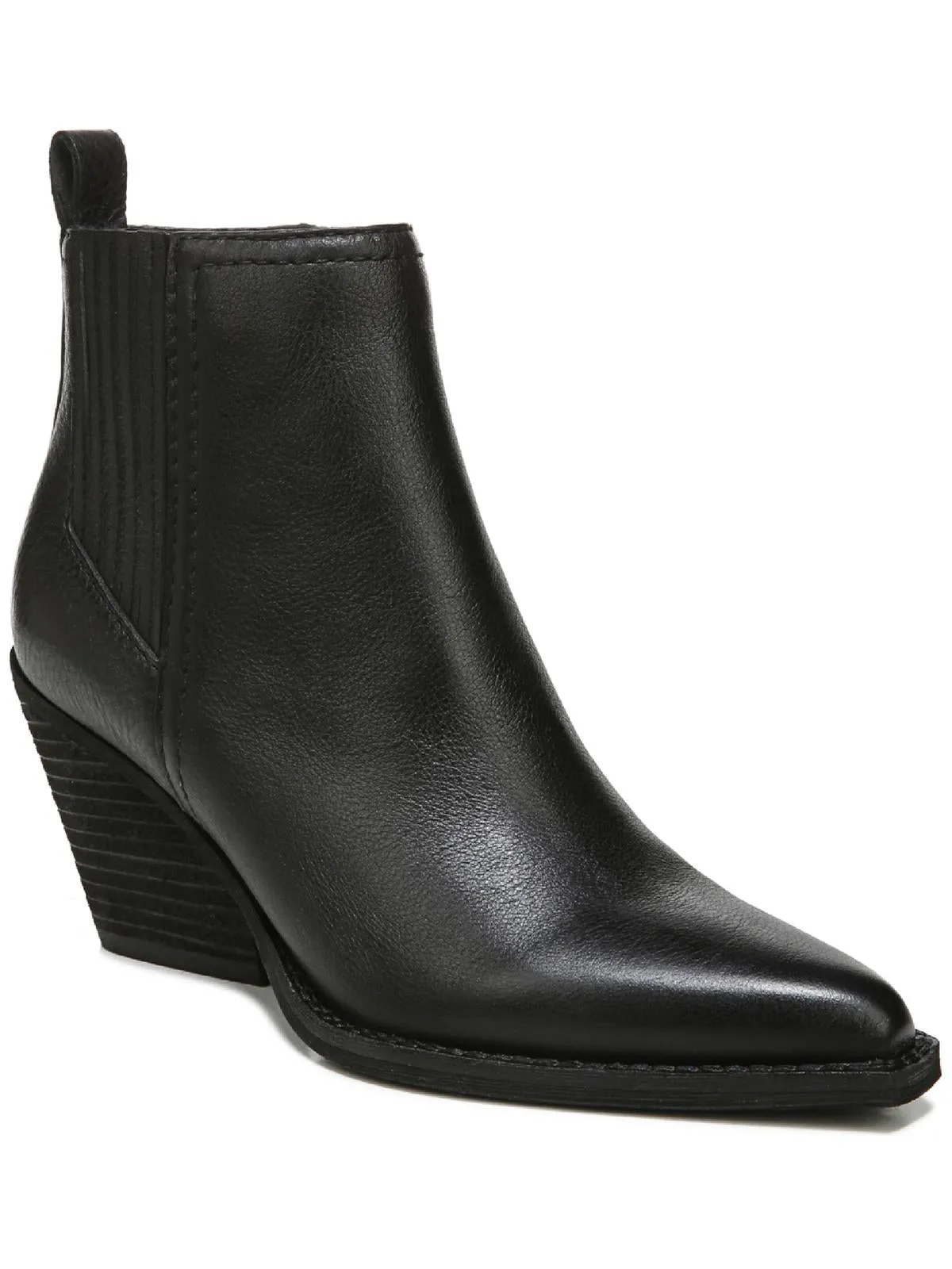 Robyn Womens Zipper Pull On Ankle Boots Low Profile Rainy Day Commuter Thick Grip