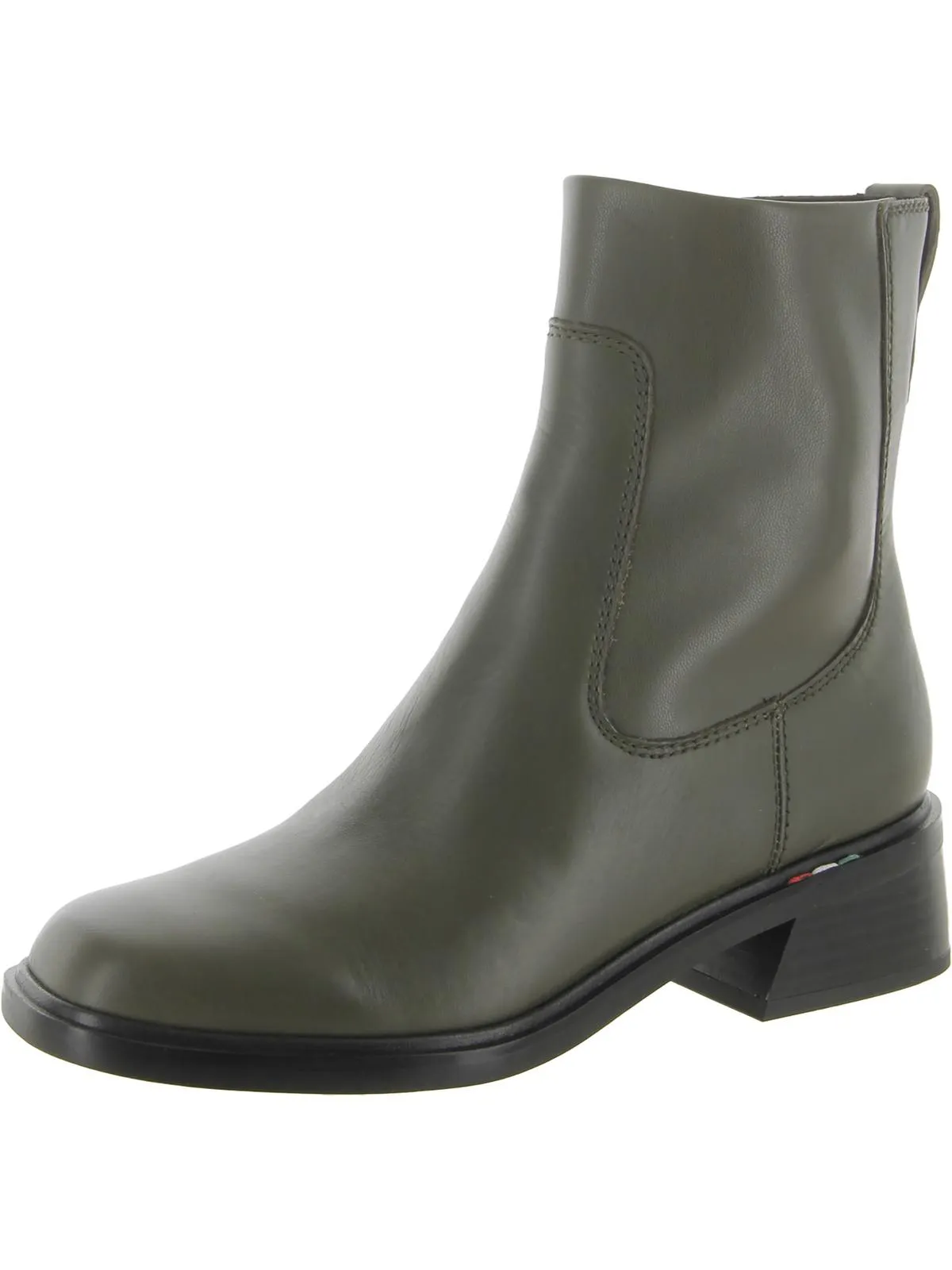 Comfort Lining Mountain Climber Gracelyn Womens Leather Square Toe Ankle Boots