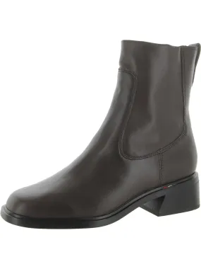 Gracelyn Womens Leather Square Toe Ankle Boots Rugged Built Urban Traveler Strong Laces