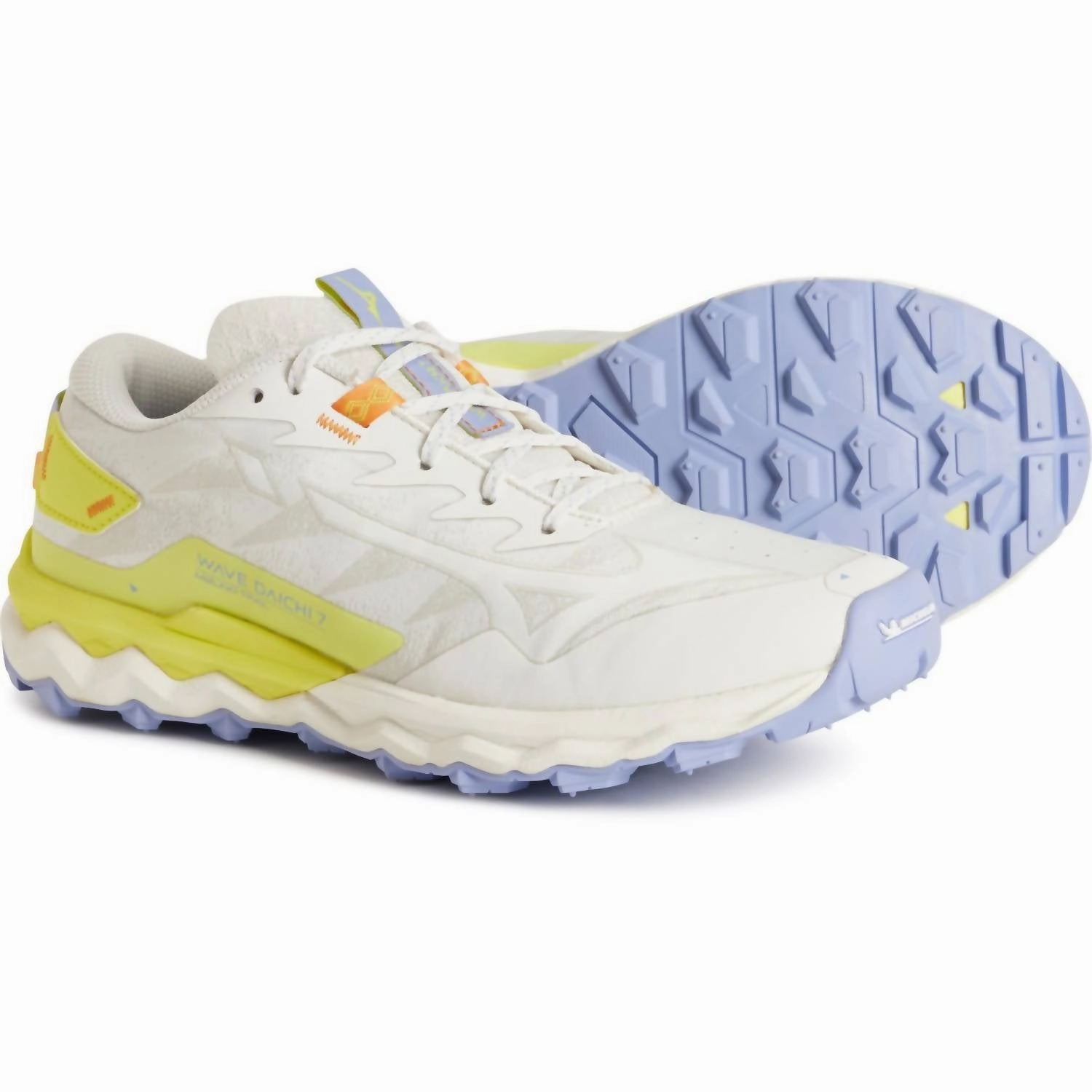 durable shoes Women's Wave Daichi 7 Roxy Trail Running Shoes In Snow White-Limeade