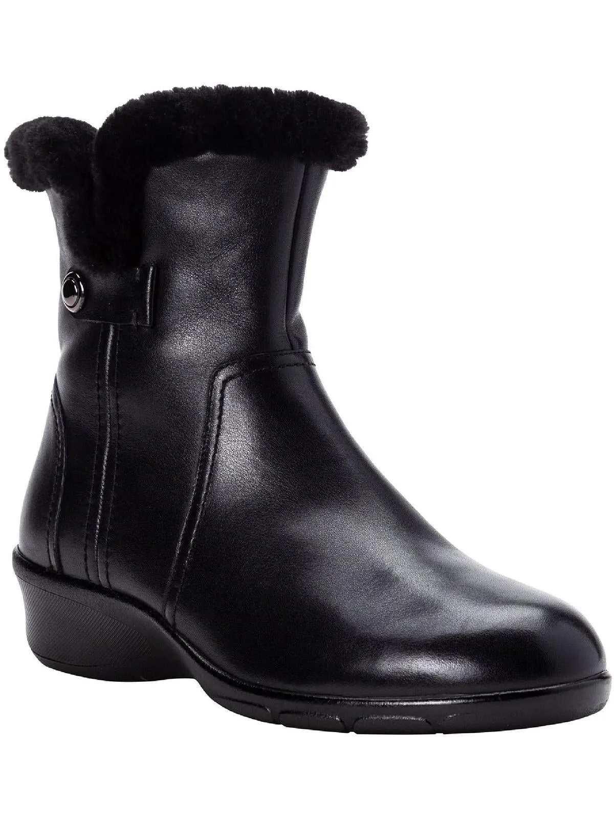 Tough Weather Day Hike Waylynn Womens Leather Mid Wedge Ankle Boots