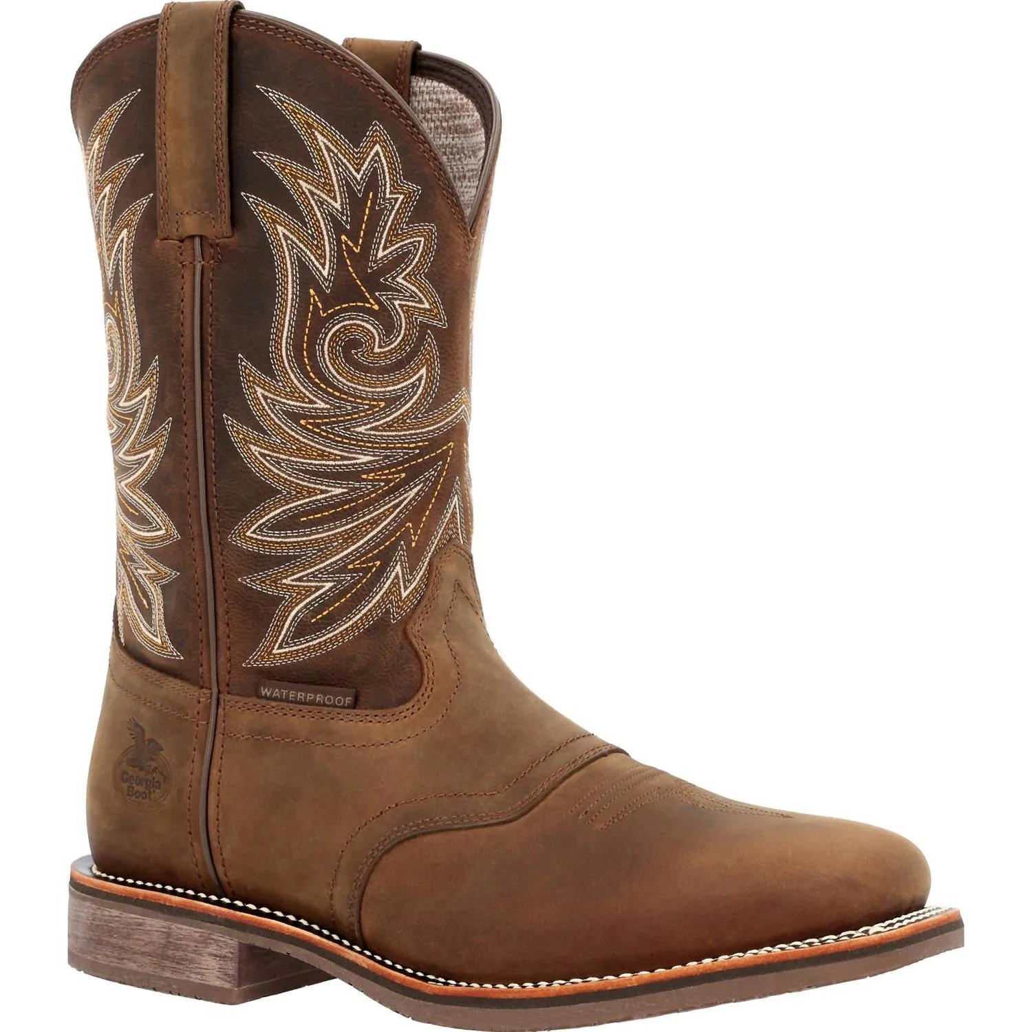 Blue Sky Men's Carbo-Tec Elite Waterproof Western Boot - Wide Width In Brown