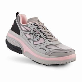 Women's Ion Athletic Shoes In Pink/grey Wide Base
