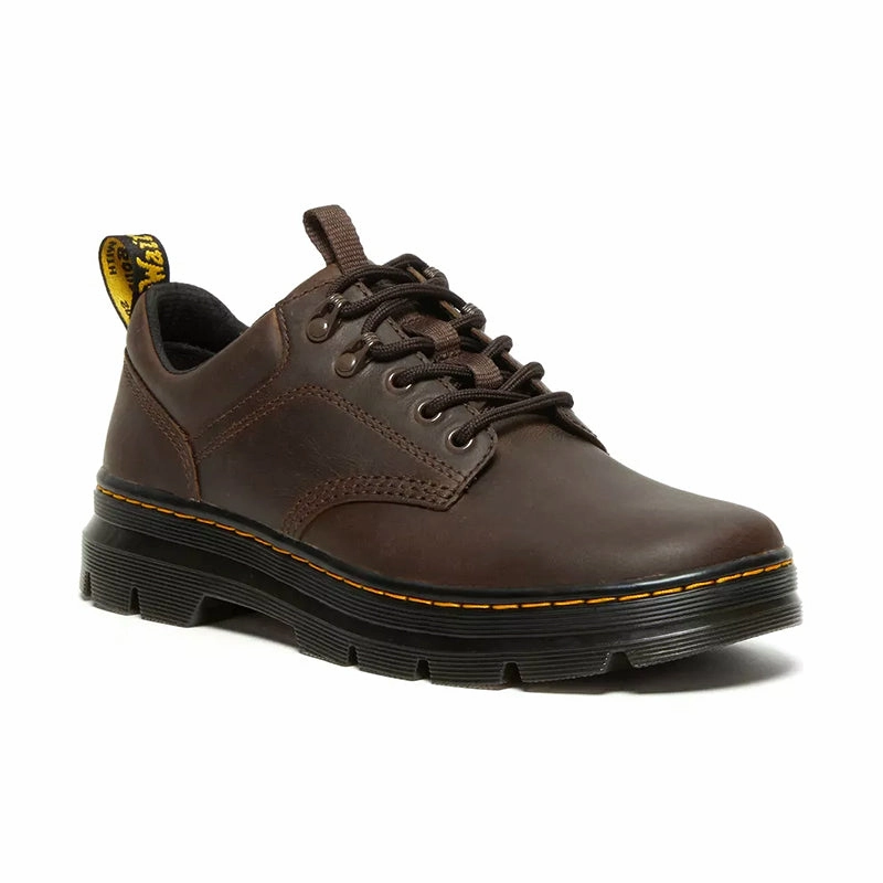 Men's Reeder Dark Brown Crazy Horse Block Step Mood Match