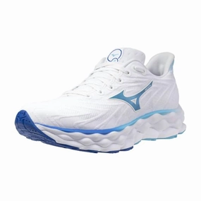 charity - run Women's Wave Sky 8 Running Shoe In White/moroccan Blue