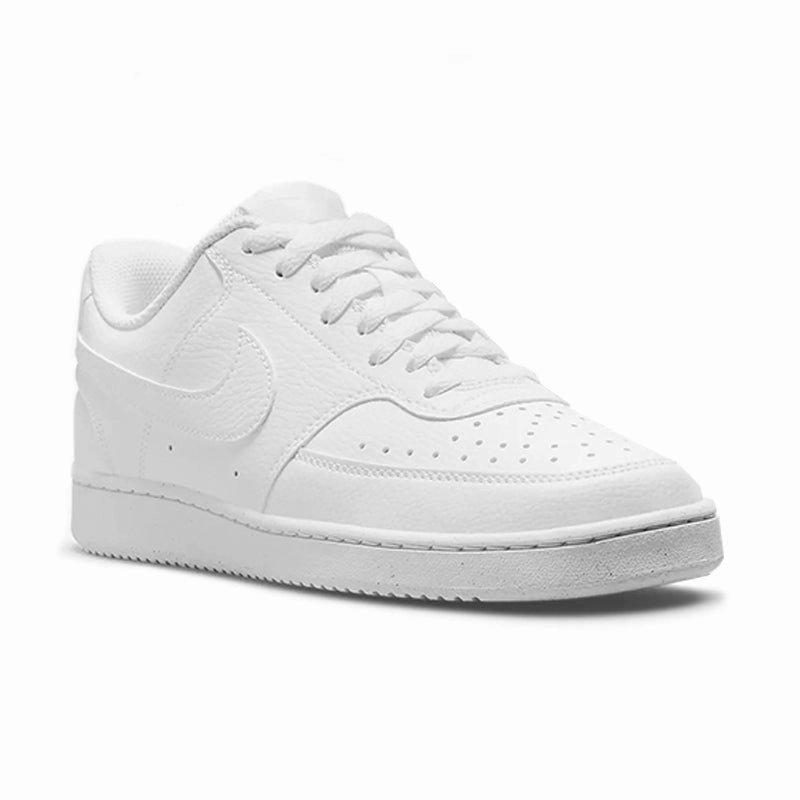 Men's Court Vision Low Next Nature White/White/White High arch support