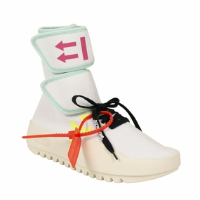 Moto Wrap White Sneakers Speed running Sock Liner Tech