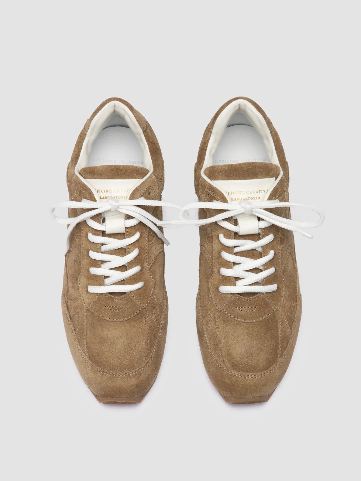 Warm Season AWAY 101 - Light Brown Suede Sneakers