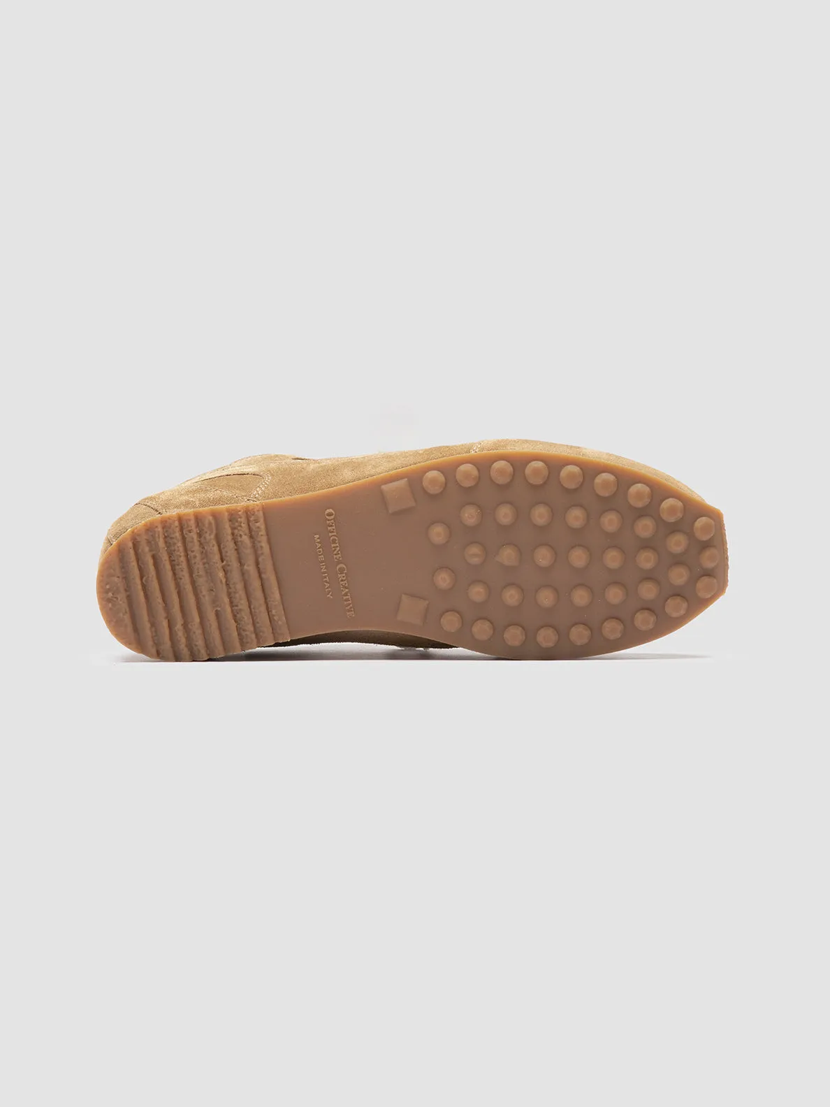 AWAY 101 - Light Brown Suede Sneakers Molded TPU Stabilizer