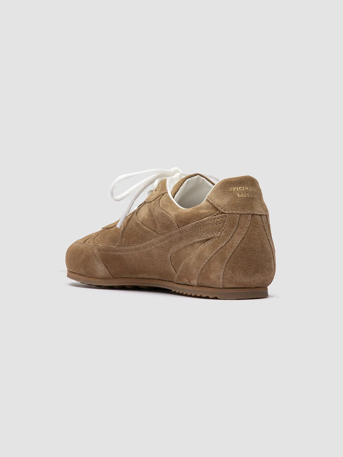 ZipUpClosure AWAY 101 - Light Brown Suede Sneakers