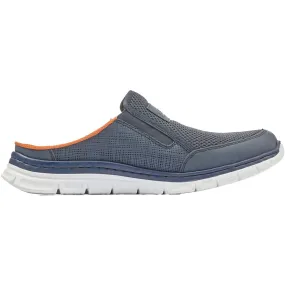 Relax Shoes Everyday Essential Men's Bud 79 Mesh Casual Clogs In Denim/atlantis
