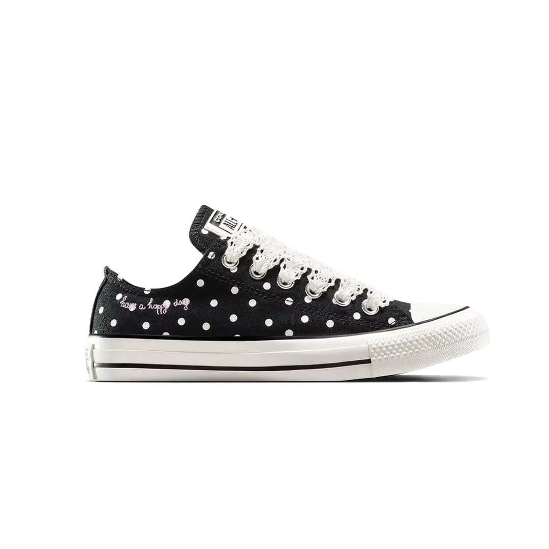 Converse - Women's Chuck Taylor All Star Polka Dots Low Top Shoes (A12570C) Quick Lacing System