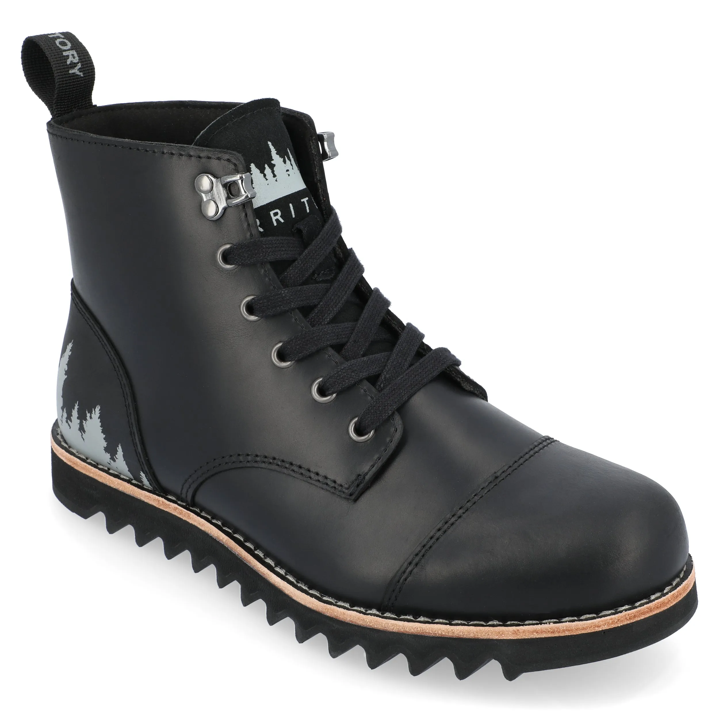 Pull On Style Territory Zion Water Resistant Lace-Up Boot