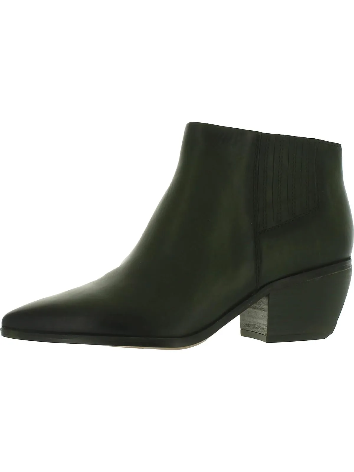 Spur Womens Leather Heels Booties Rain Safe Layered Support