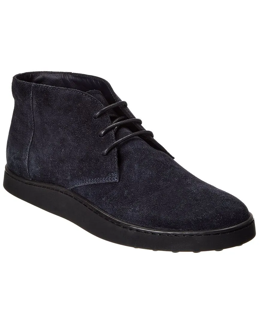 TOD??s Suede Boot Canvas Material