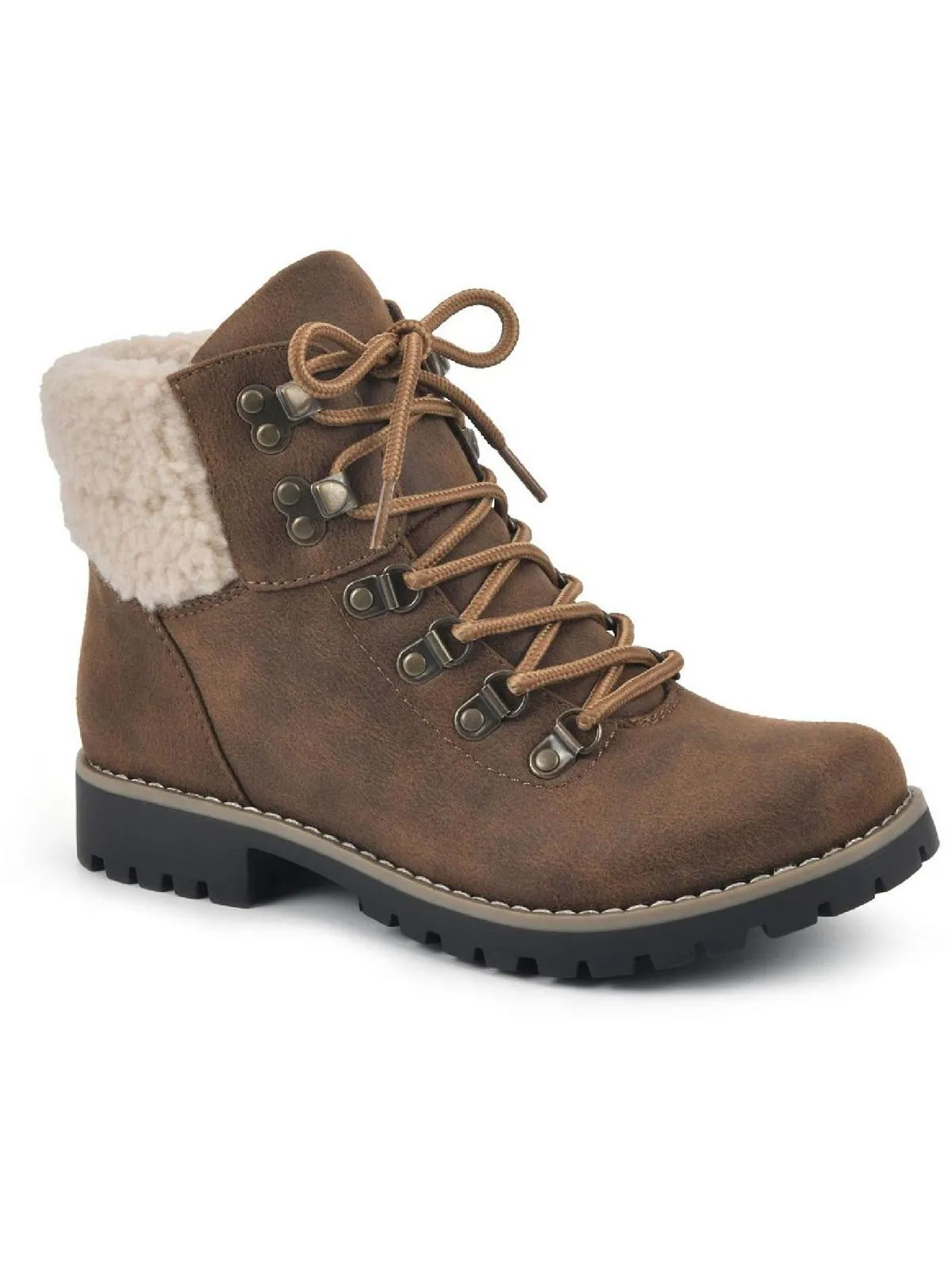 Pathfield Womens Knit Lace-Up Ankle Boots MemoryFoam Active Lifestyle