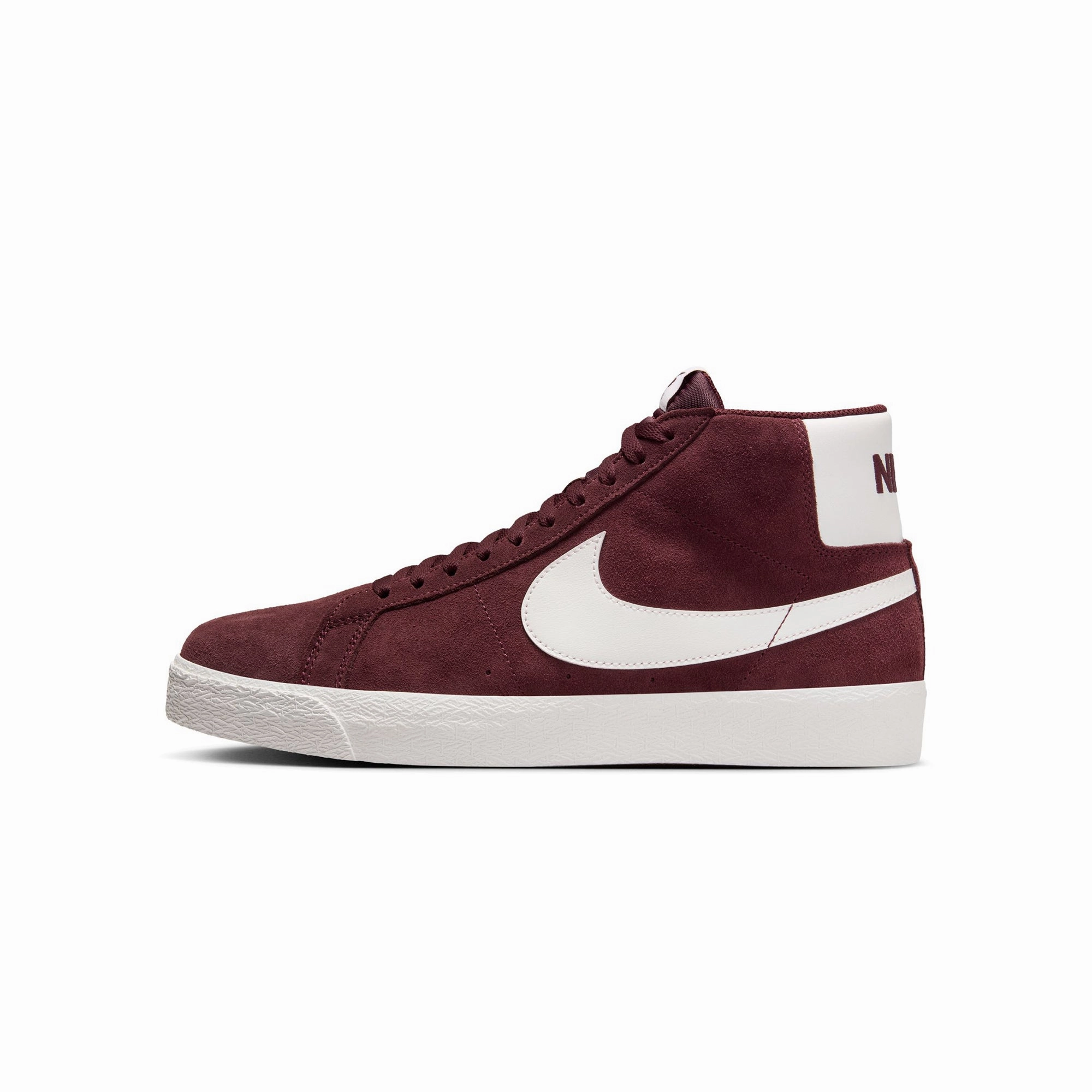 Nike SB Blazer Mid Burgundy Crush Shoes half - size Non Slip Lace Lock