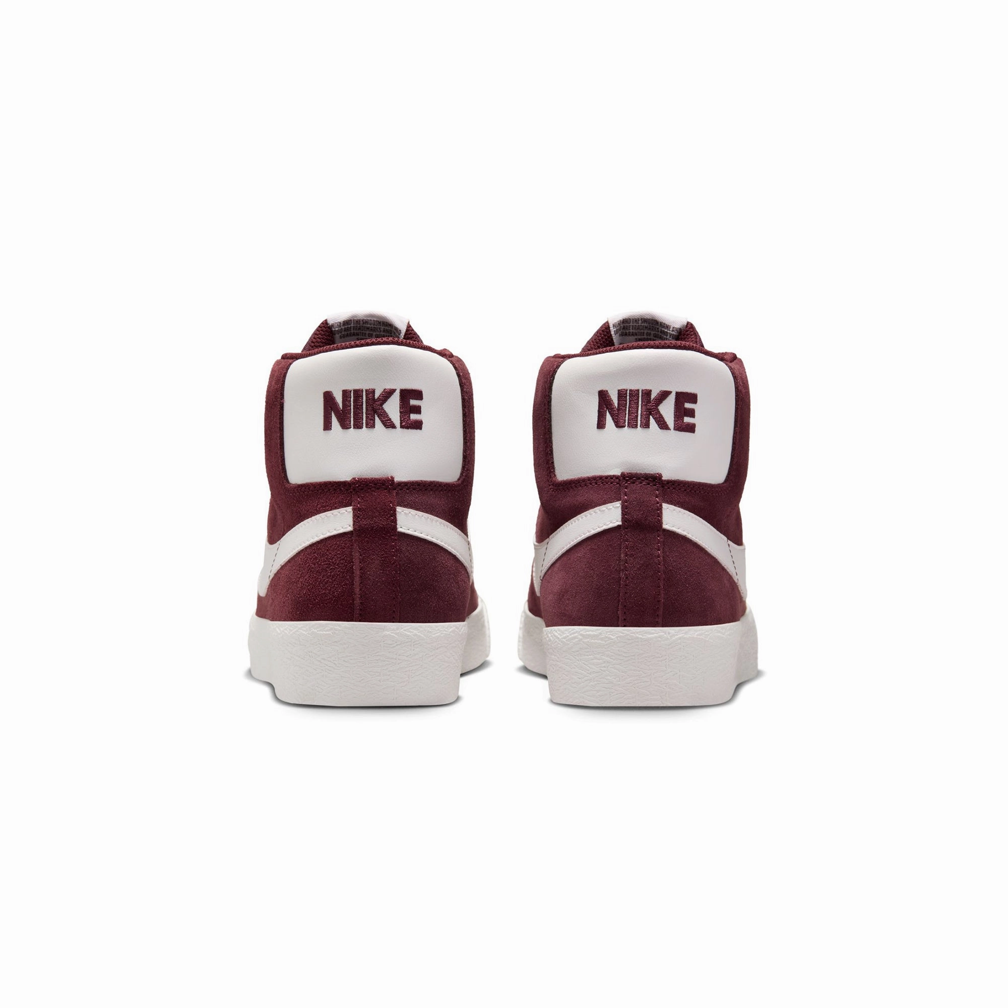 Nike SB Blazer Mid Burgundy Crush Shoes Warm Up
