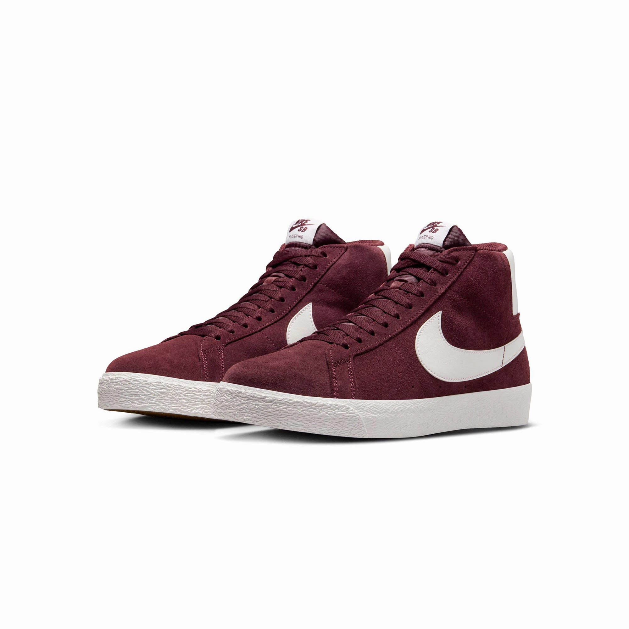Nike SB Blazer Mid Burgundy Crush Shoes Popular fitness challenge shoe aim